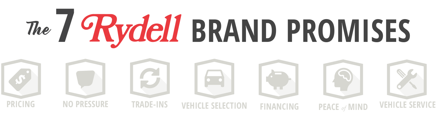 Click to learn about our Rydell Brand Promises The 7 Brand Promises at Rydell